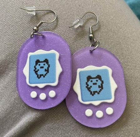 "My Pet" Unique Toma Inspired Earrings