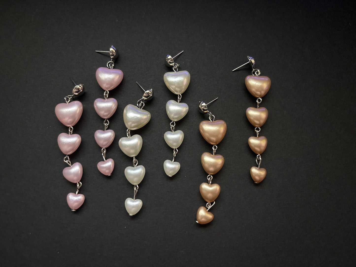 “Pearler Vintage” Silver Tone Stud Earrings