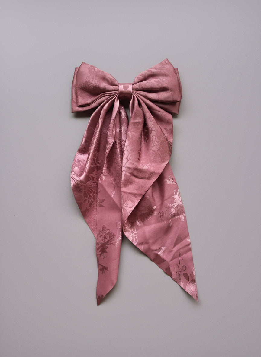 "Bundles of Roses" Unique Pink Oversize Hair Bow