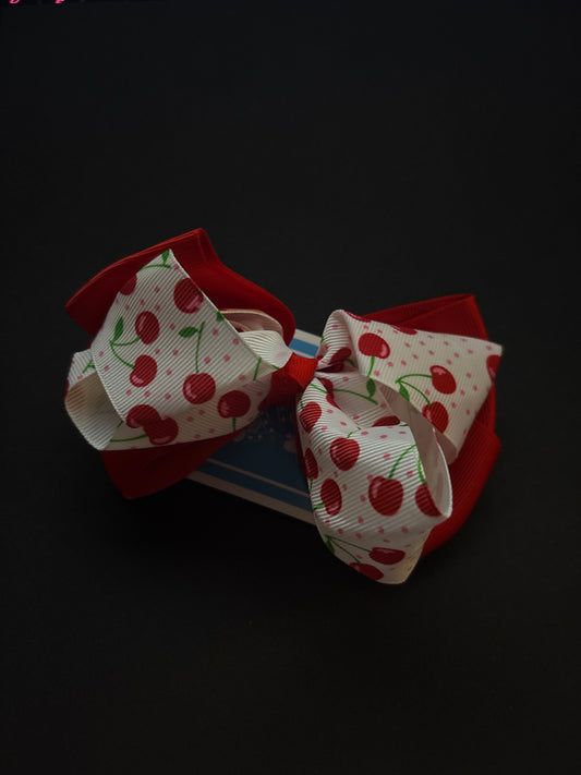 “Cherry Picking” Unique Hair Bow