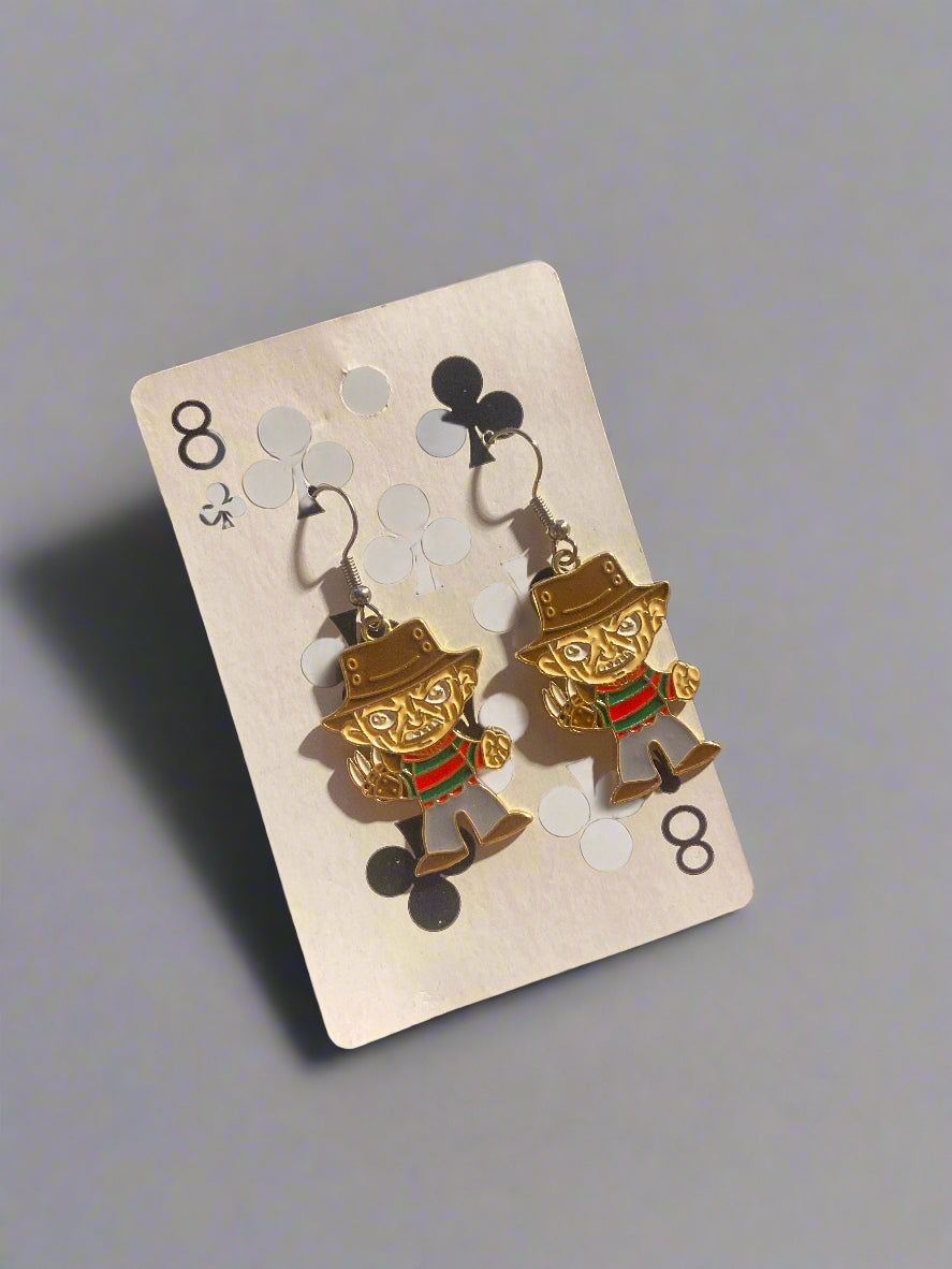 Freddy Movie Inspired Earrings