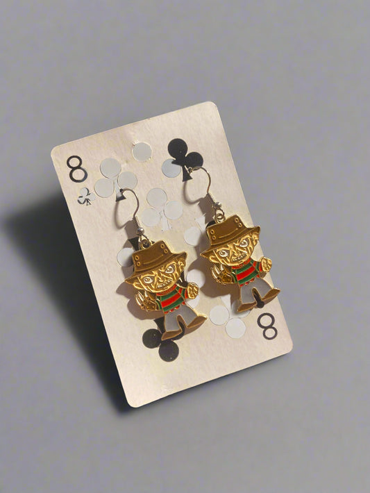 Freddy Movie Inspired Earrings