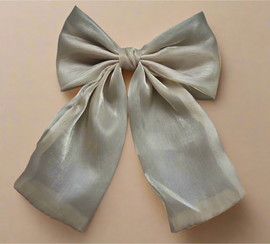 “Beige Bliss” Cutesy Oversized Hair Bow
