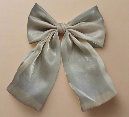 “Beige Bliss” Cutesy Oversized Hair Bow
