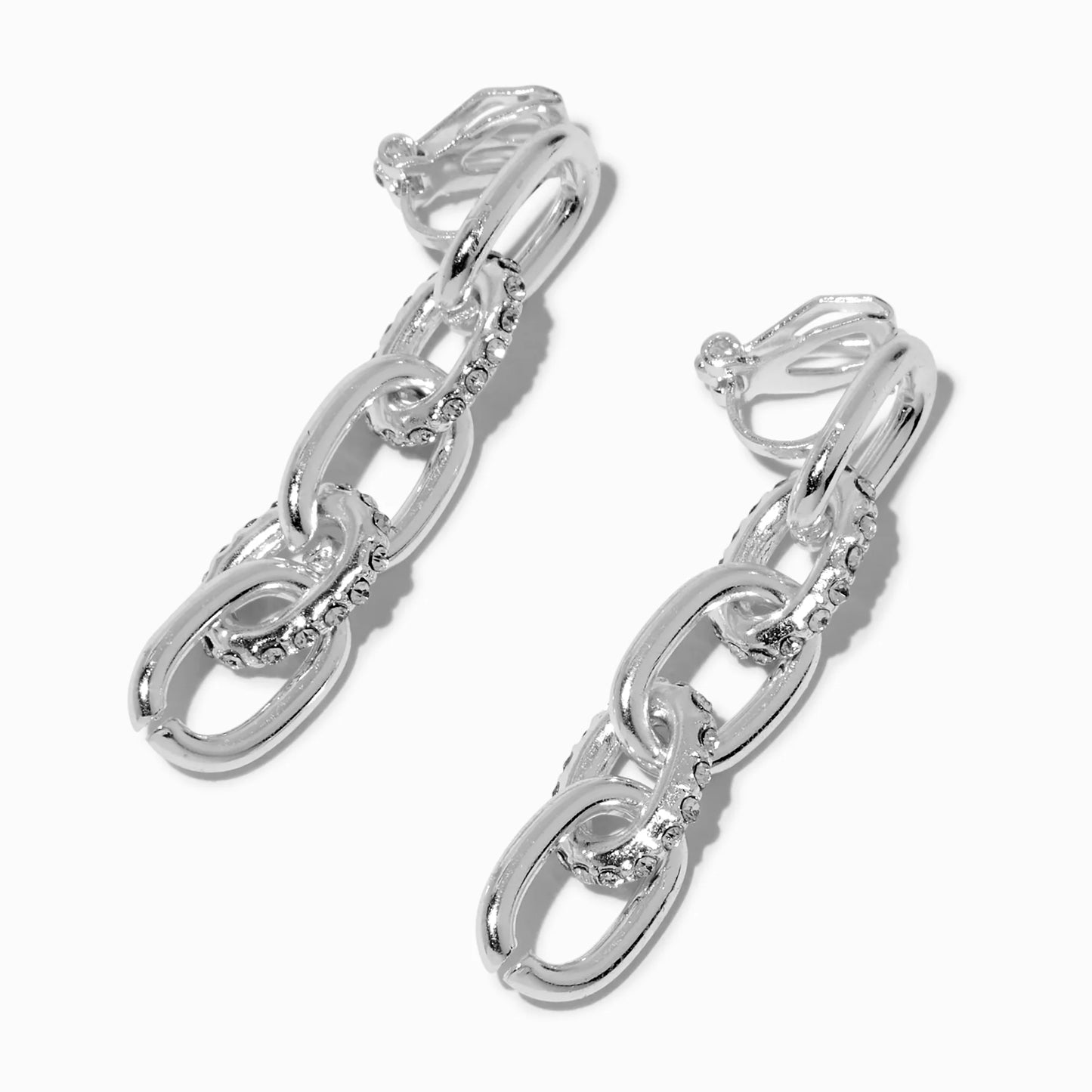 “Chained” Glamour Gothic Clip On Earrings
