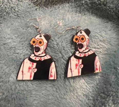 "Clown Cafe" Movie Inspired Clown Earrings