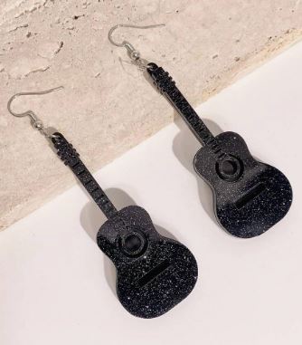 "Teardrops" Guitar Singer Inspired Earrings