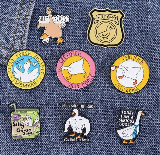 "Goosin Around" Unique Lapel Pins