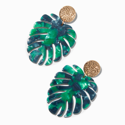 “Mother Nature” Large Oversized Iridescent Earrings
